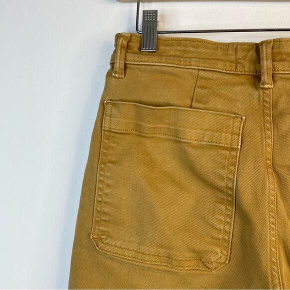Everlane Straight Leg Crop Golden Brown Cropped Trousers Pants womens 2 short - Picture 9 of 15